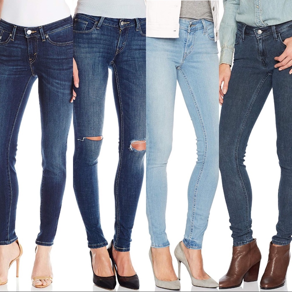 Levi's 535 Super Skinny Jeans in Mid Roast - Picture 5 of 5